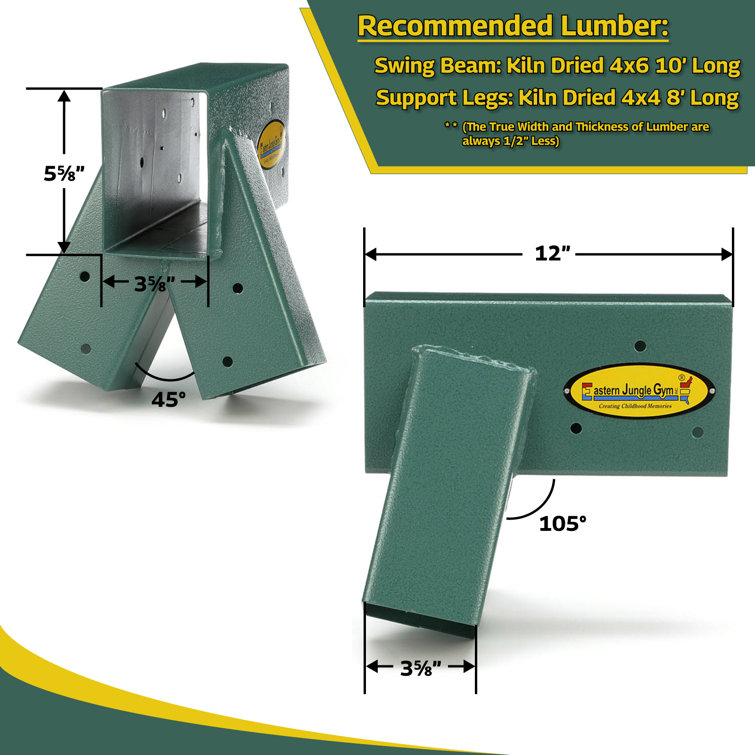 Swing set sale brackets canada